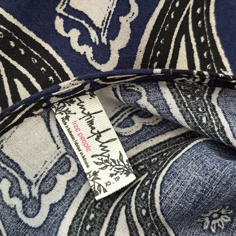 FREE PEOPLE INTIMATELY BEAUX MOCK NECK HANDKERCHIEF SLIP DRESS / TUNIC
